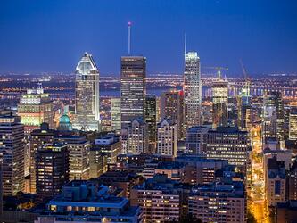 montreal at night